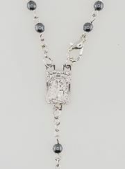 Collar Rosario Negro de Lourdes