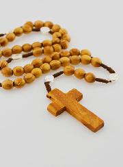 Rosario de Madera de Olivo 50 cm