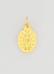Medalha Milagrosa Dourada 13mm