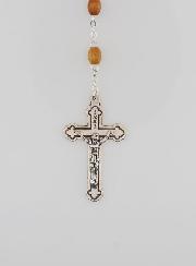 Rosario de Lourdes Madera de Olivo con Agua de Lourdes