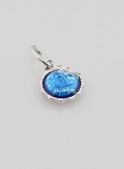 Medalla Virgen María - Azul