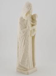 Estátua da Virgem Maria com Manto tom Marfim