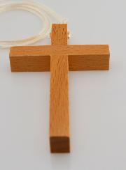Cruz de alba com cordão 9cm