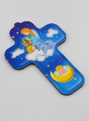 Cruz de Madera Infantil - Angel Guardian Protector