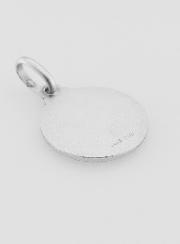 Medalla Sagrado Corazón de Jesús de Plata de Ley - 14mm