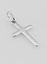 Pingente Cruz Simples em Prata 18mm