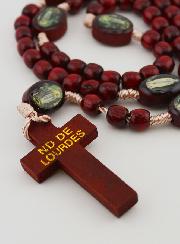 Rosario Nuestra Señora de Lourdes - Granos de Madera