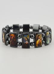 Pulsera de los Santos Protectores - Hematita Negra