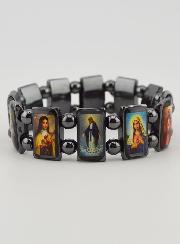 Pulsera de los Santos Protectores - Hematita Negra