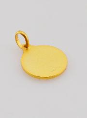 Medalla Paloma del Espíritu Santo Bañada en Oro - 14 mm