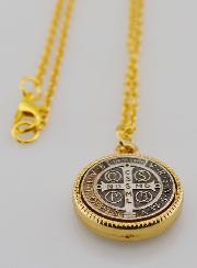 Medalla de San Benito + Cadena