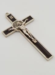 Crucifijo Cruz de San Benito - Metal Marrón