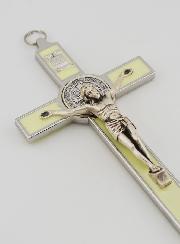 Cruz de San Benito 20cm - Metal Fluorescente