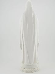 Estatuilla Nuestra Señora de Lourdes y su Rosario - 30 cm