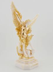 Estatuilla San Miguel Arcángel de Alabastro - 22 cm